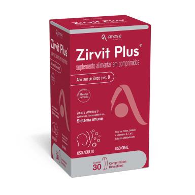 Zinco Zirvit Plus 30 comprimidos