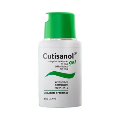 Cutisanol Subgalato de Bismuto 1,5mg/g + Óxido de Zinco 45mg/g Gel 100g
