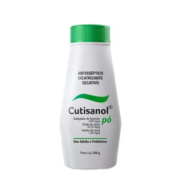 Cutisanol Subgalato de Bismuto 3mg/g + Óxido de Zinco 93,33mg/g + Iodeto de Timol 1,50mg/g Pó 150g