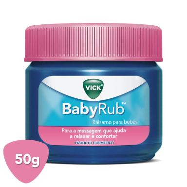 Vick BabyRub Pomada Calmante Infantil 50g