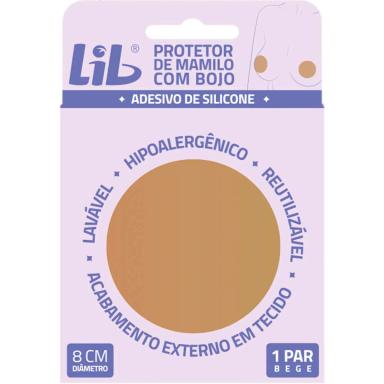 Mini Sutiã Lib Reutilizável Protetor de Mamilos Tamanho Único com 1 par