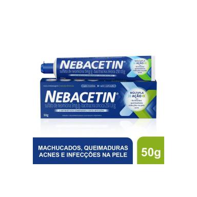 Nebacetin 250UI/g + 5mg/g Pomada 50g