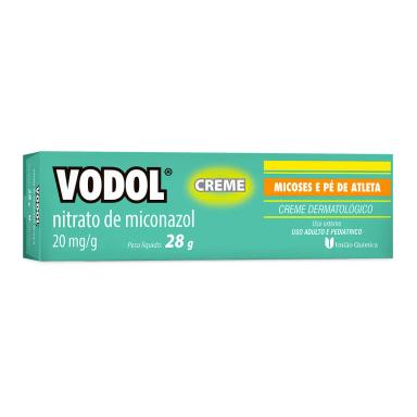 Vodol Nitrato de Miconazol 20mg/g Creme Dermatológico 28g