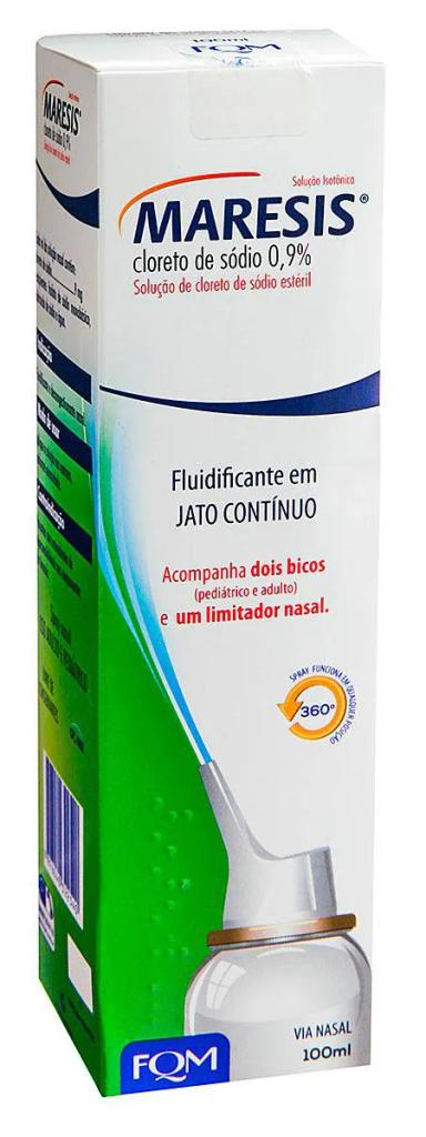 Maresis 0,9% Descongestionante Spray Nasal Jato Contínuo 100ml