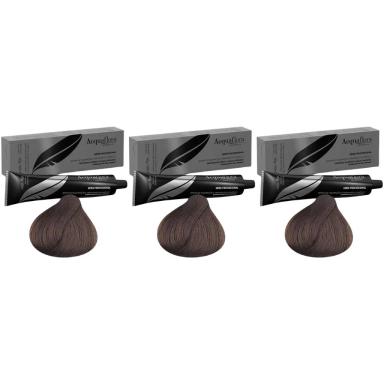 COLORAçAO ACQUAFLORA SEM AMONIA 6.7 LOURO ESCURO MARR-KIT C/3UN