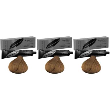 COLORAçAO ACQUAFLORA SEM AMONIA 7.0 LOURO NATURAL-KIT C/3UN