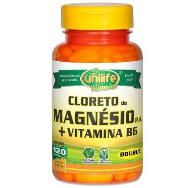 Cloreto de Magnésio P.a. 800mg Unilife 120 cápsulas