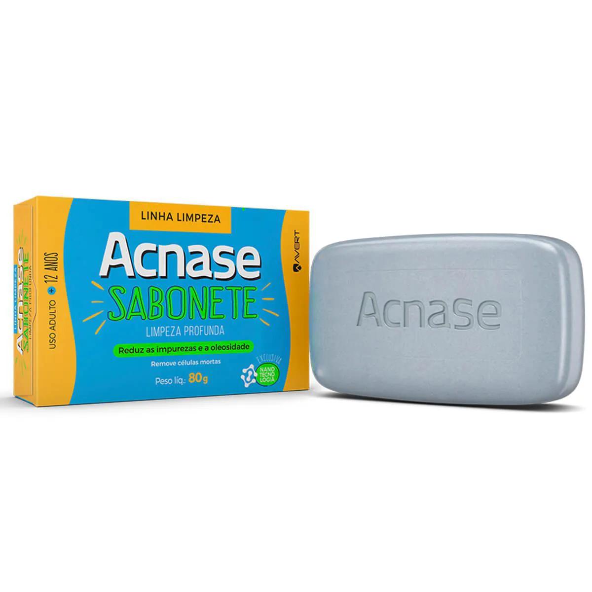 Sabonete Facial Acnase Clean Limpeza Profunda com 80g