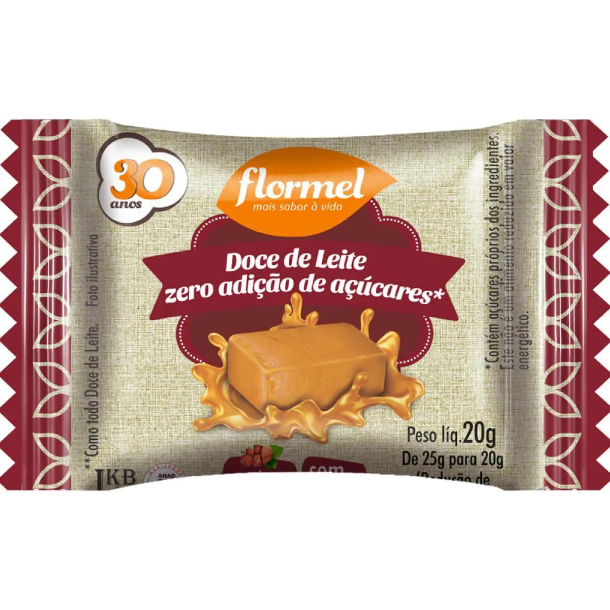 Doce de Leite Flormel Zero Açúcar com 20g