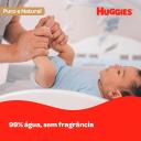 Lenço Umedecido Huggies Puro e Natural com 48 unidades