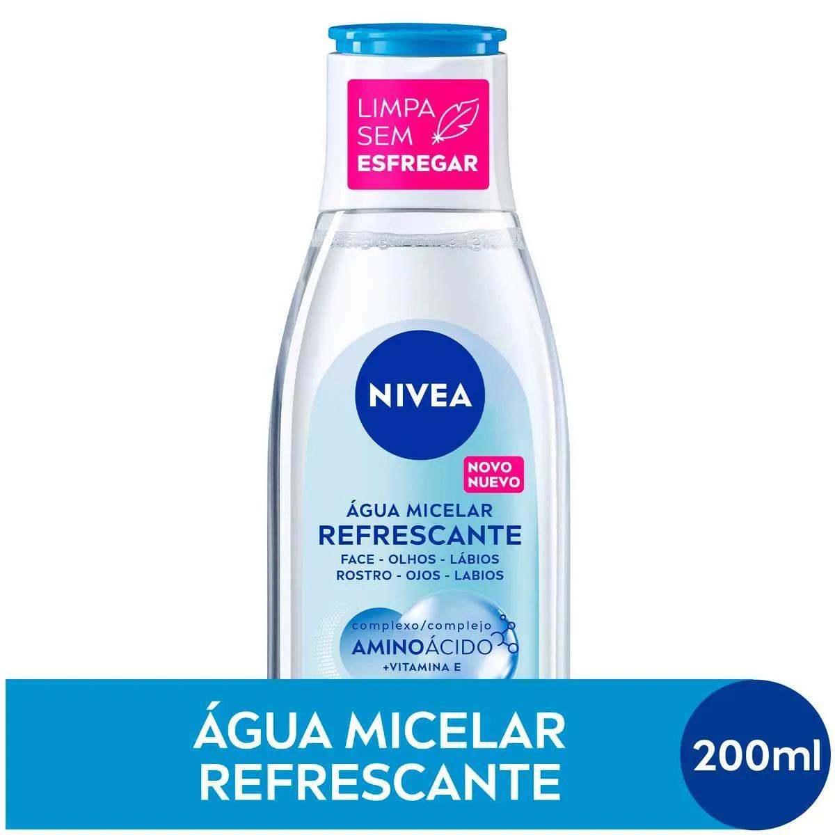 Água Micelar Nivea MicellAIR Solução de Limpeza 7 em 1 com 200ml