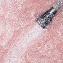 Esmalte Risqué Efeitos Glitter Granulado Rose Hipoalergênico com 8ml