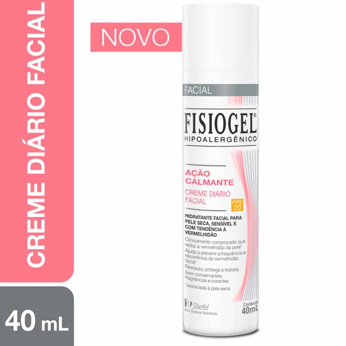 Creme Facial Fisiogel A.I. Ação Calmante FPS 20 com 40ml