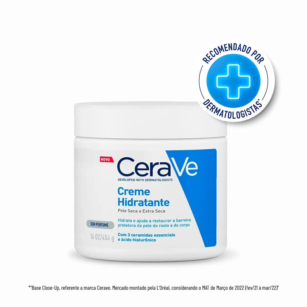 Creme Hidratante Corporal CeraVe Pele Seca e Extra Seca 454g