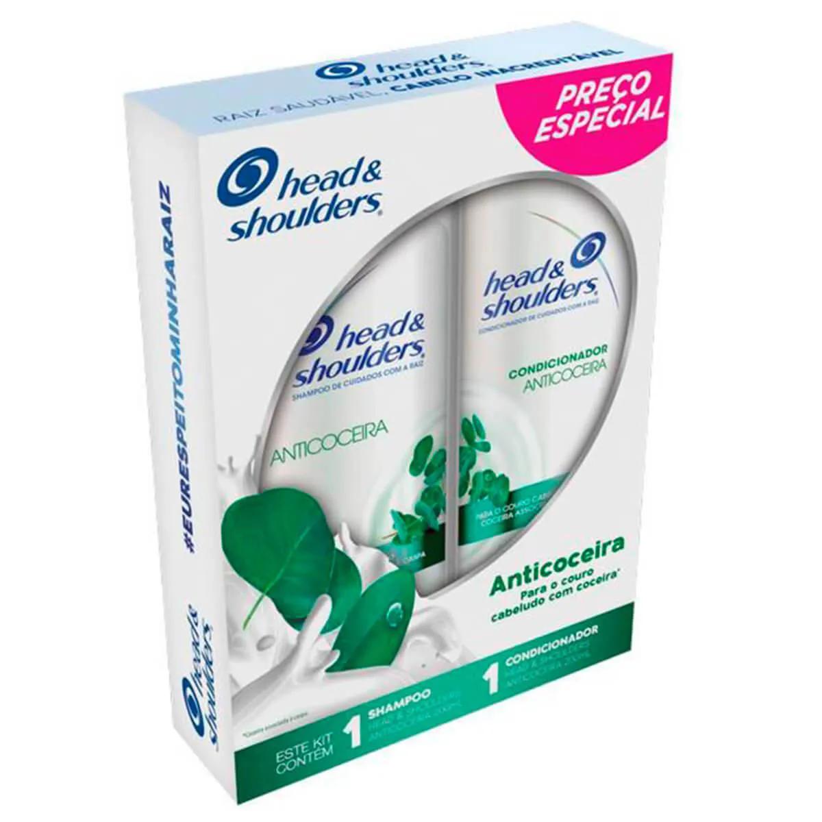 Kit Head & Shoulders Anticoceira com 1 Shampoo de 200ml + 1 Condicionador de 200ml