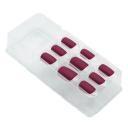 Unhas Autocolantes Kiss NY Impress Color Curto Sexy Lady com 24 Unidades