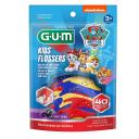 Flosser Infantil para Limpeza dos Dentes G.U.M Patrulha Canina com 40 unidades