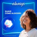 Absorvente Always Suave M com Abas com 32 Unidades