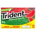 Trident Melancia 14 unidades maiores - Leve Mais por Menos