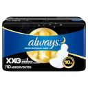 Absorvente Always Noites Tranquilas Suave XXG Com Abas com 10 unidades