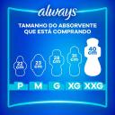Absorvente Always Noites Tranquilas Suave XXG Com Abas com 10 unidades