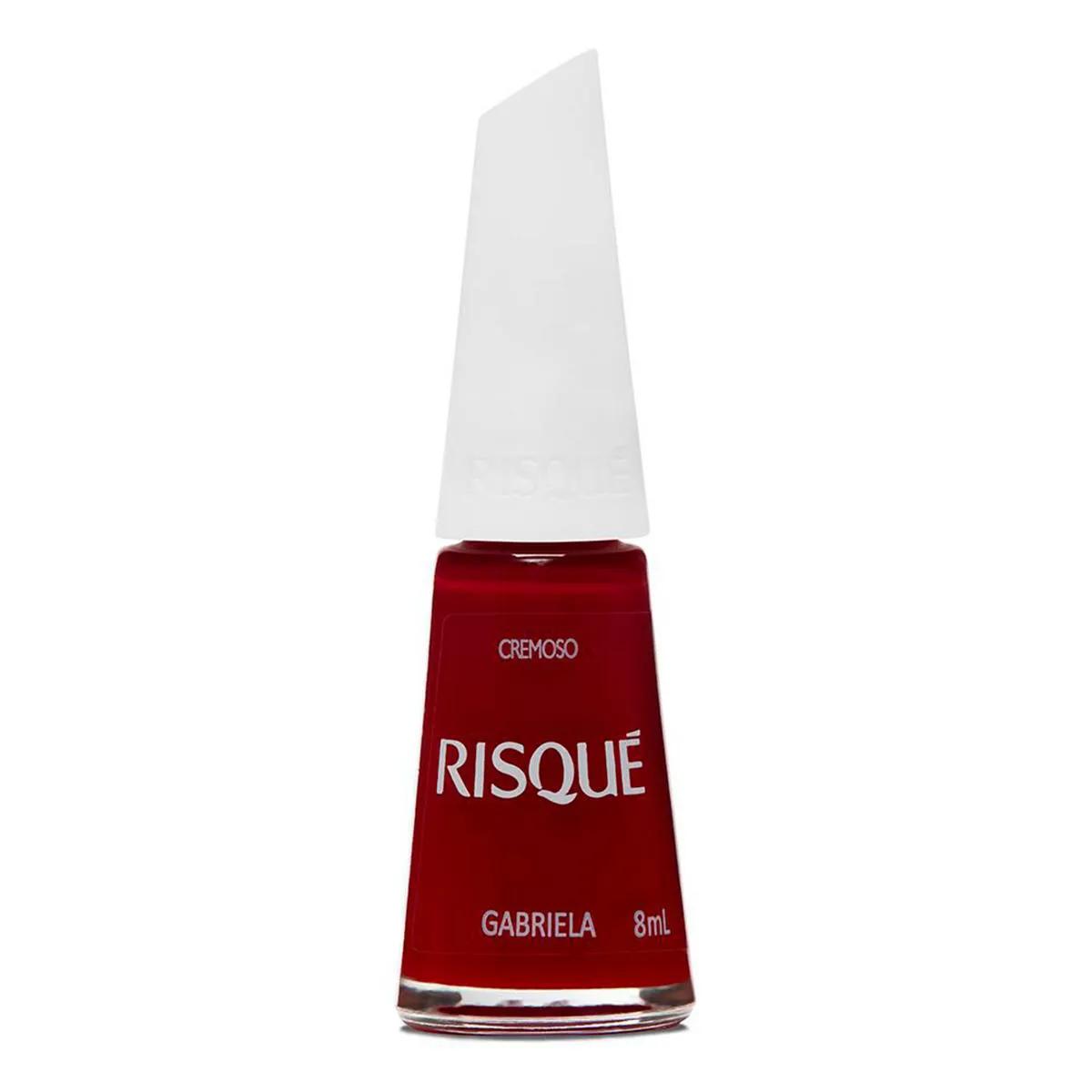 Esmalte Cremoso Risqué Gabriela Hipoalergênico com 8ml
