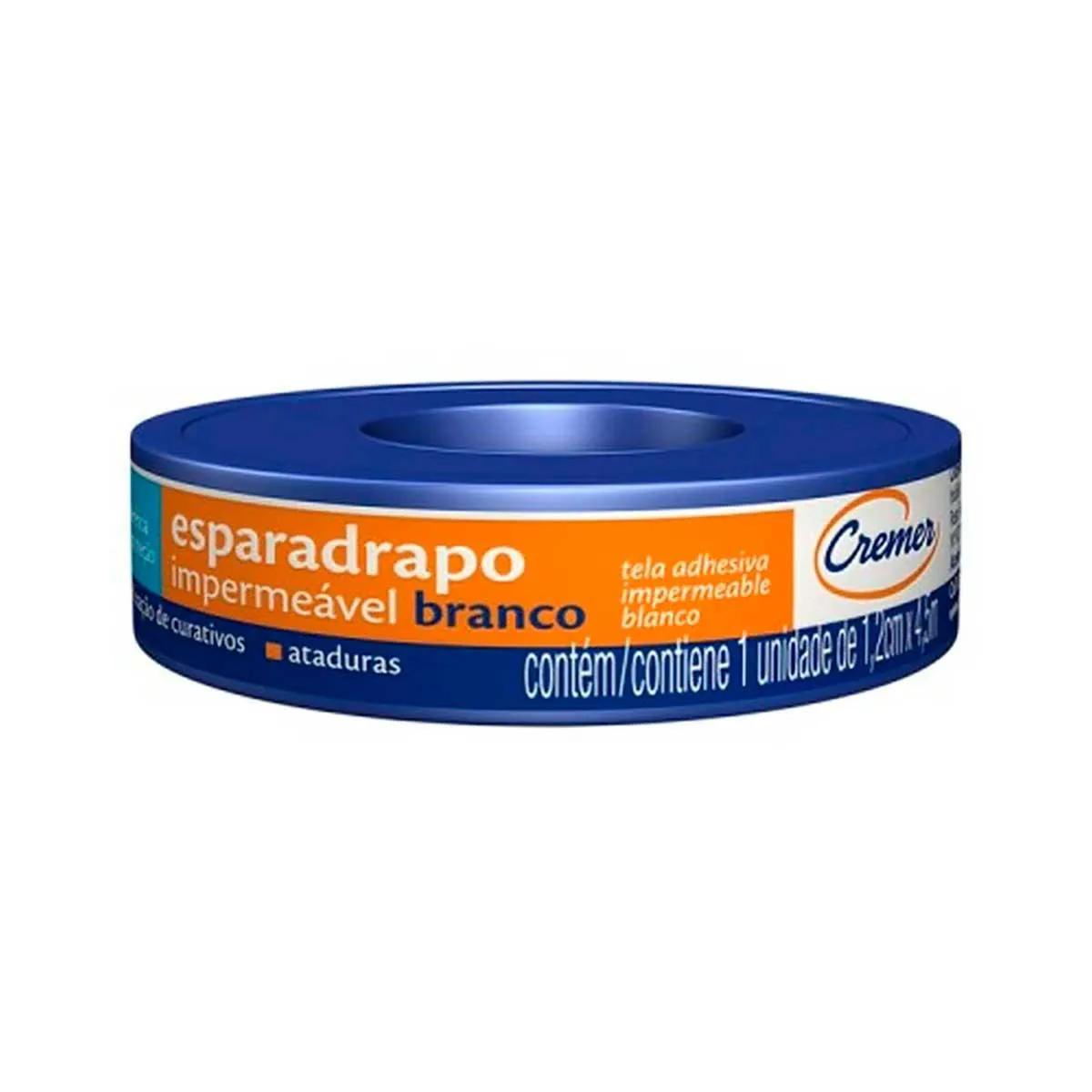 Esparadrapo Impermeável Cremer 1,2cmX4,5m com 1 Unidade
