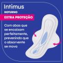 Absorvente Intimus Noturno Cobertura Suave Com Abas com 30 unidades