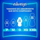 Absorvente Always Noturno Ultrafino Seca G com Abas com 8 unidades