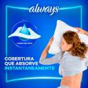 Absorvente Always Noturno Ultrafino Seca G com Abas com 8 unidades