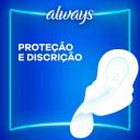 Absorvente Always Noturno Ultrafino Seca G com Abas com 8 unidades