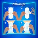 Absorvente Always Noturno Ultrafino Seca G com Abas com 8 unidades