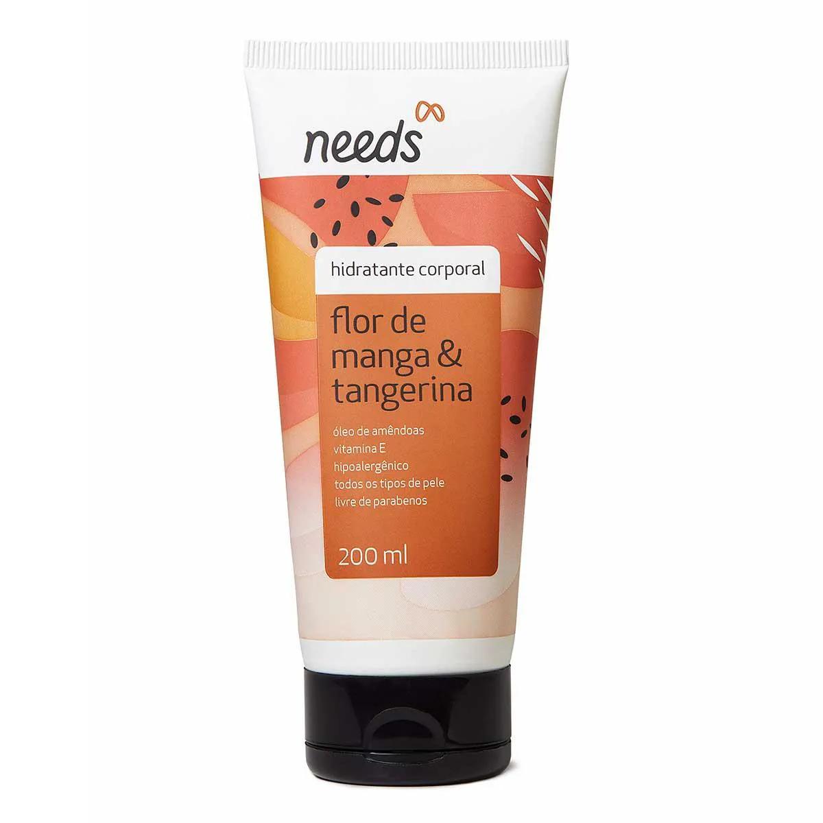 Hidratante Corporal Needs Flor de Manga e Tangerina com 200ml