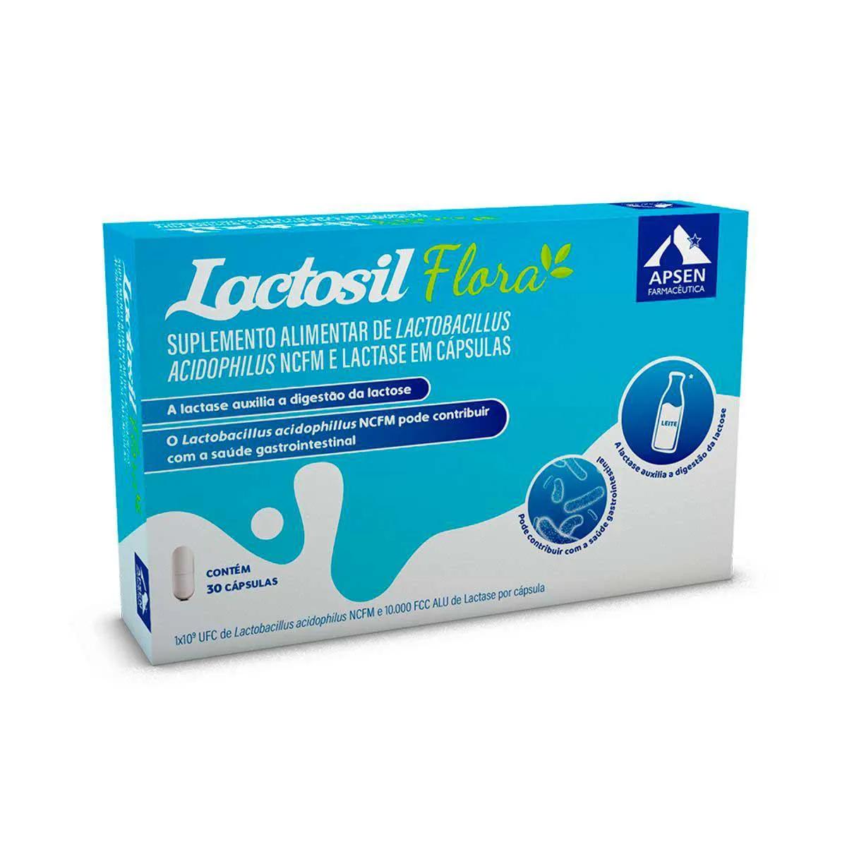 Lactosil Flora com 30 cápsulas
