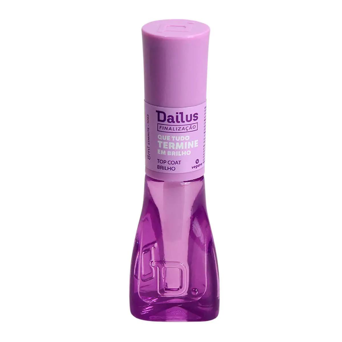 Top Coat Dailus Que Tudo Termine em Brilho 8ml