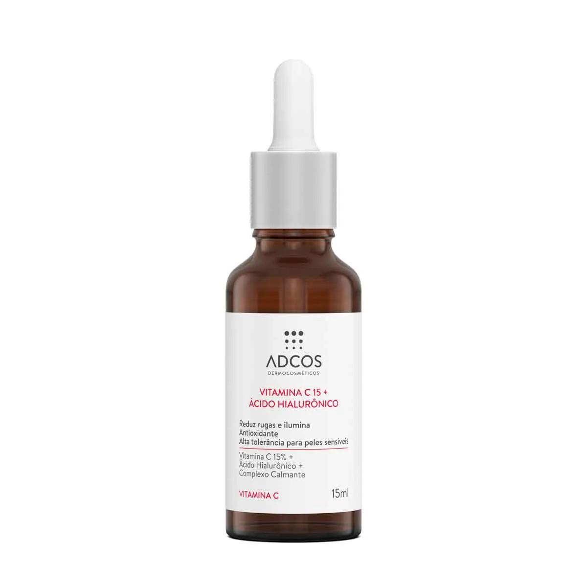 Sérum Adcos Vitamina C 15 + Ácido Hialurônico 15ml