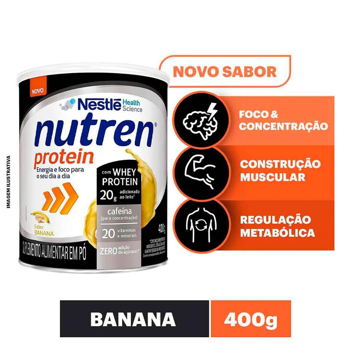 Suplemento Alimentar Nutren Protein Banana com 400g