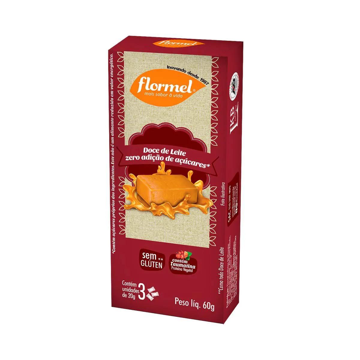 Doce de leite Flormel Zero Açúcar com 60g