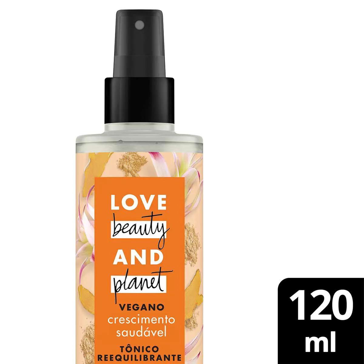 Tônico Reequilibrante Love, Beauty And Planet Maca Peruana & Cumaru com 120ml