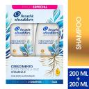 Kit Shampoo Head&Shoulders Crescimento Forte Desde a Raiz 2 Unidades de 200ml cada