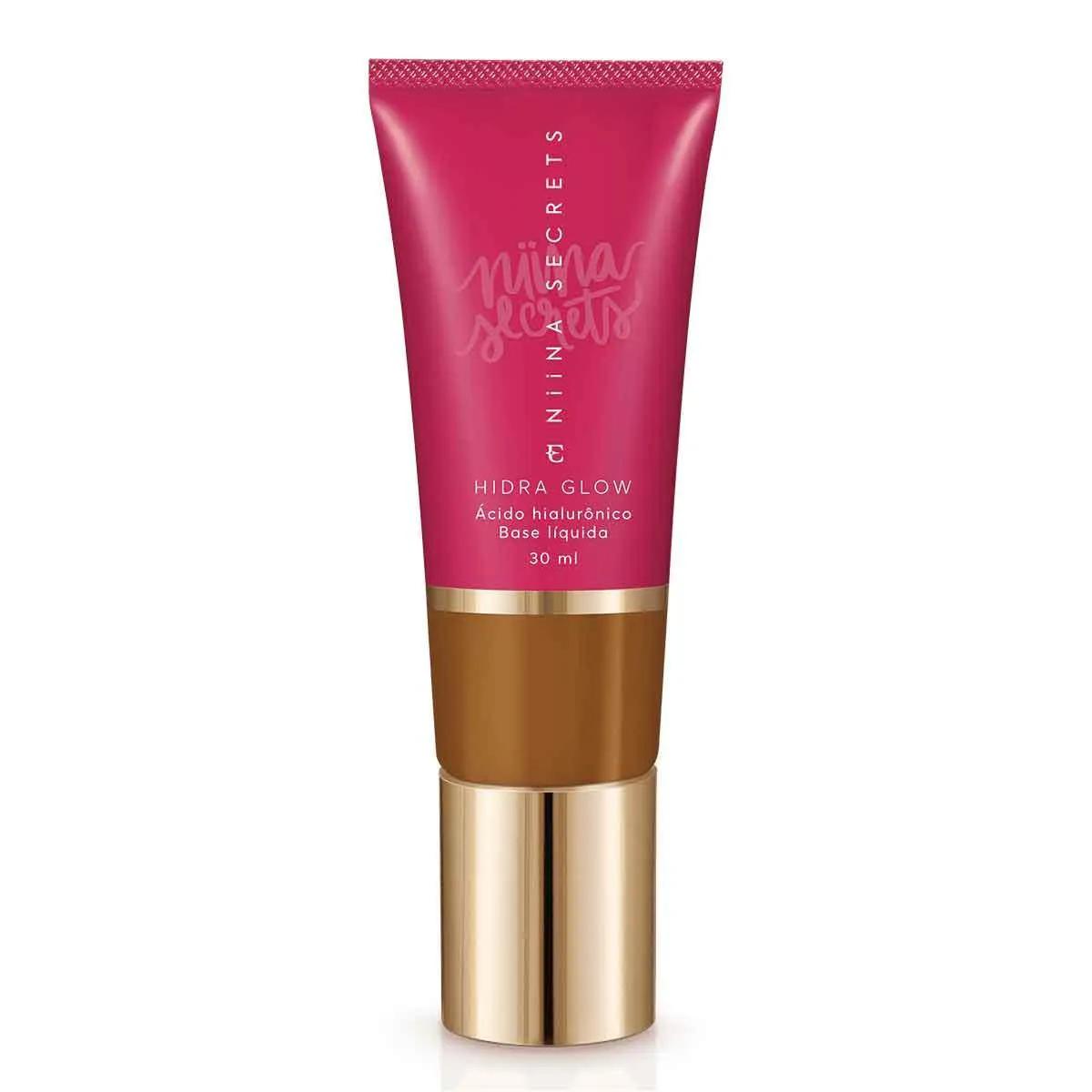 Base Líquida Niina Secrets Hidra Glow Cor 75 com 30ml