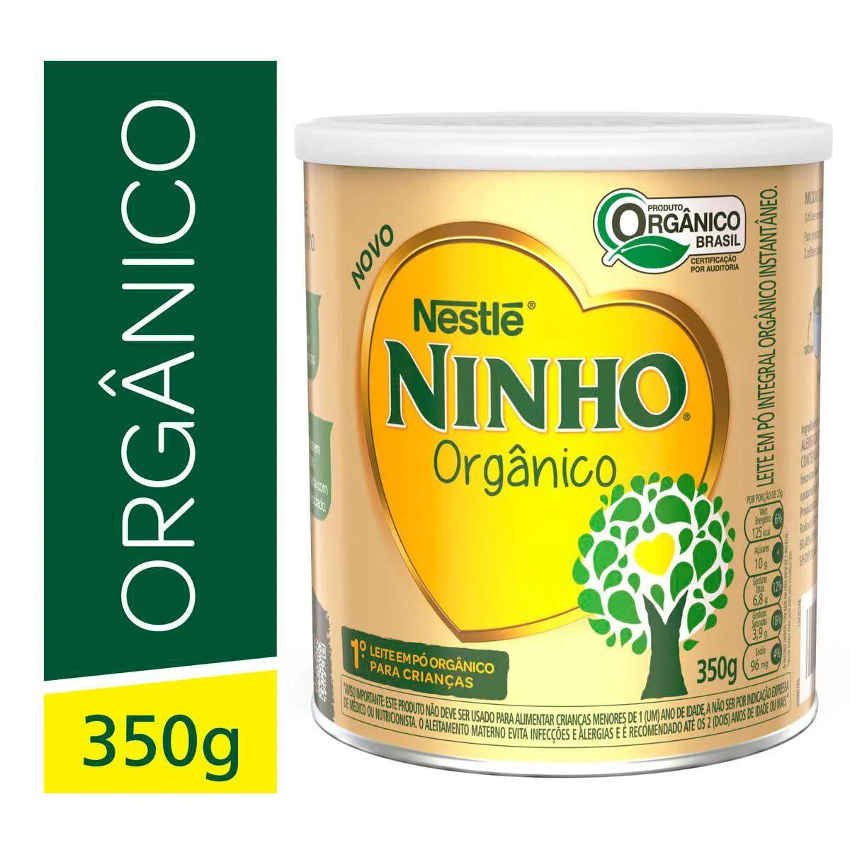 Leite em Pó Ninho Orgânico Integral 350g