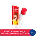 Hidratante Labial Nivea Morango Shine Disney Bela 4,8g