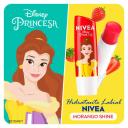 Hidratante Labial Nivea Morango Shine Disney Bela 4,8g