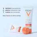Protetor Solar Facial Vichy Capital Soleil UV-Glow Cor Clara a Média Clara FPS 60 com 40g