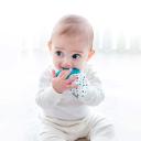 Luvinha Mordedor Buba Baby de Silicone Urso Azul com 1 unidade