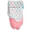 Luvinha Mordedor Buba Baby de Silicone Rosa com 1 unidade