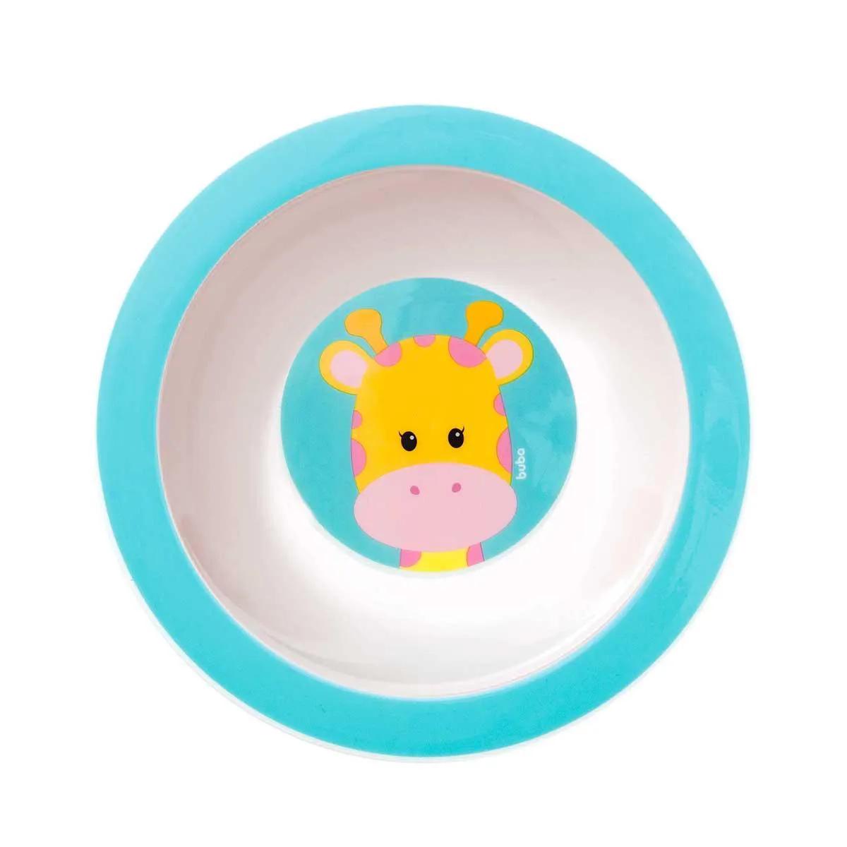 Prato Bowl Buba Baby Animal Fun Girafa com 1 unidade