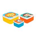 Kit Potes Buba Baby Animais com 3 unidades