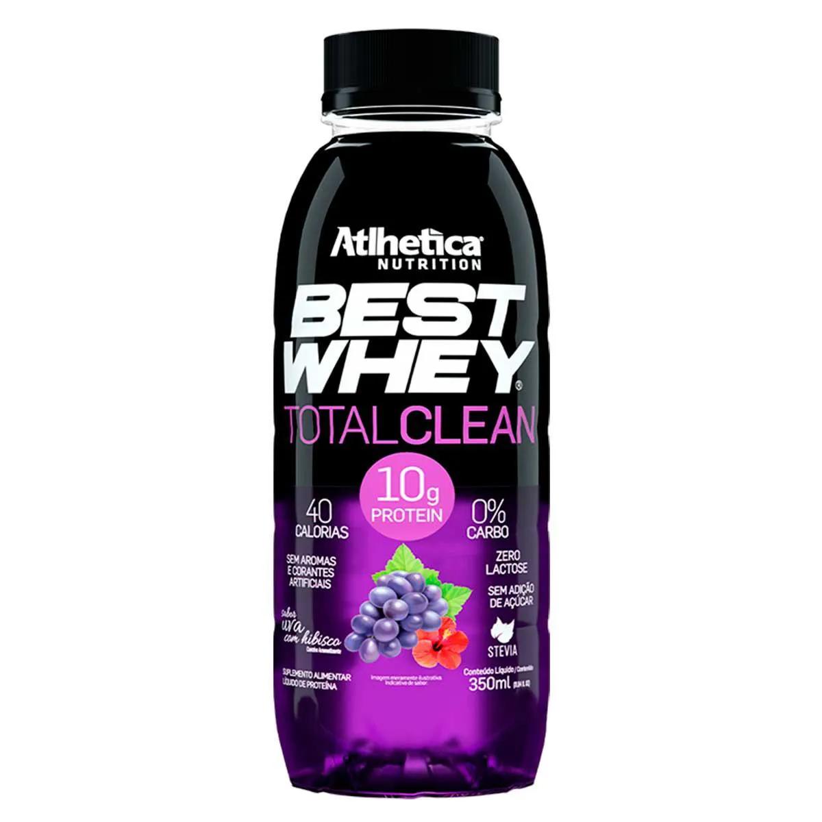 Best Whey Atletica Nurition Total Clean Uva com Hibisco 350ml